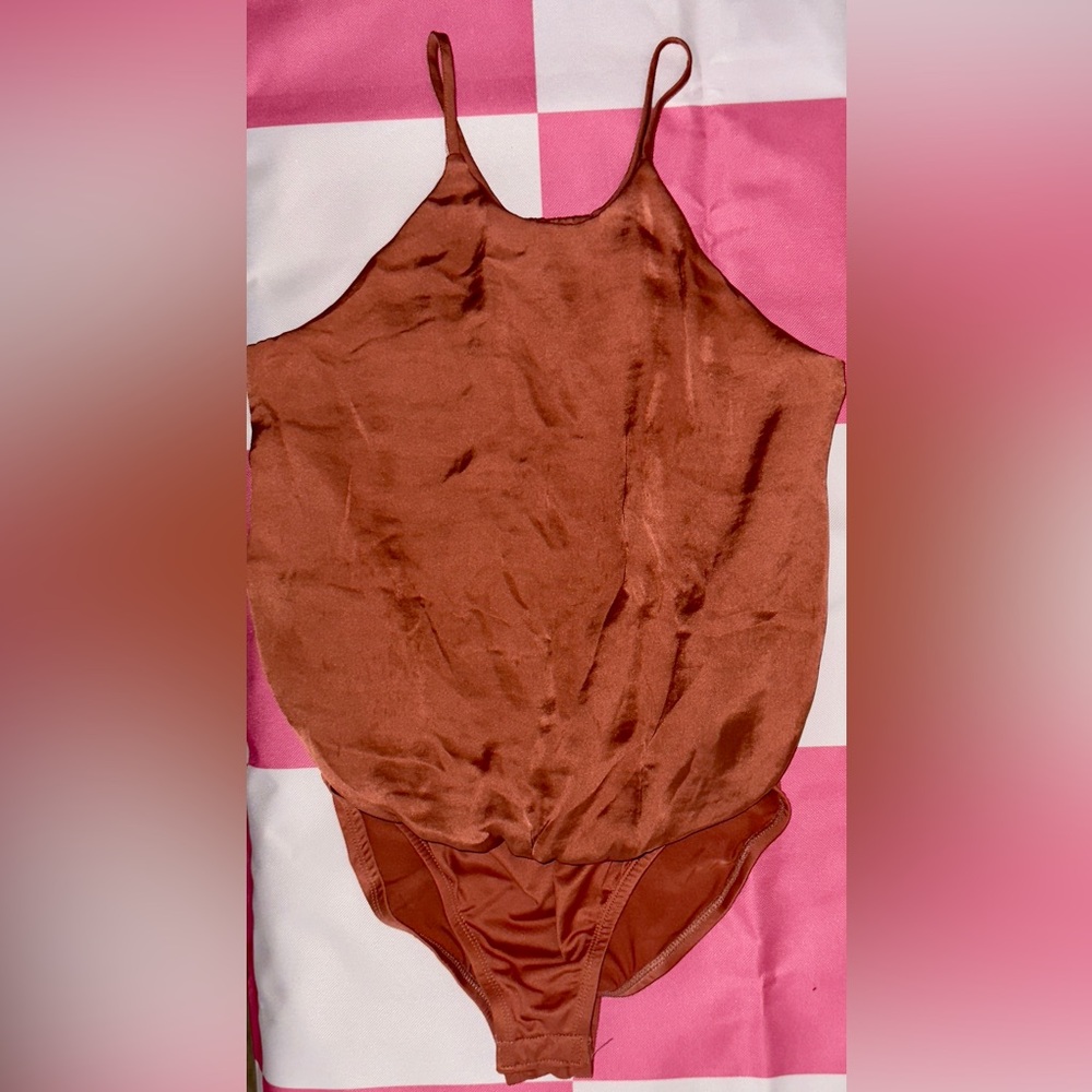 Xhilaration Brown Bodysuit